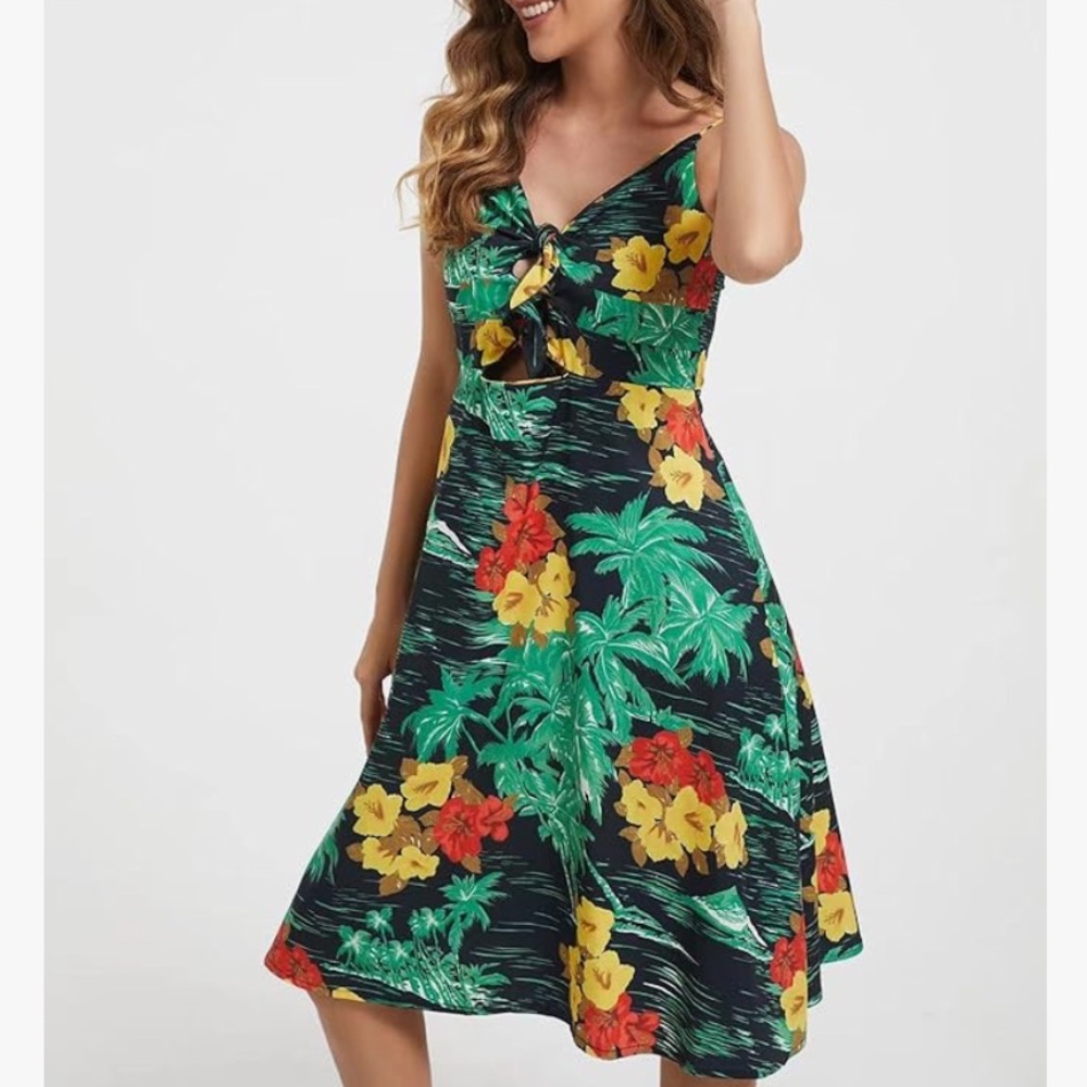 Zara Floral Print Summer Dress